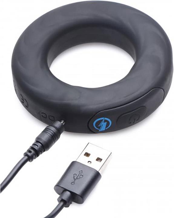 Produktbild Zeus Electrosex 5X E-Stim Pro Silicone Vibrating Cock Ring + Remote (7.60 cm)
