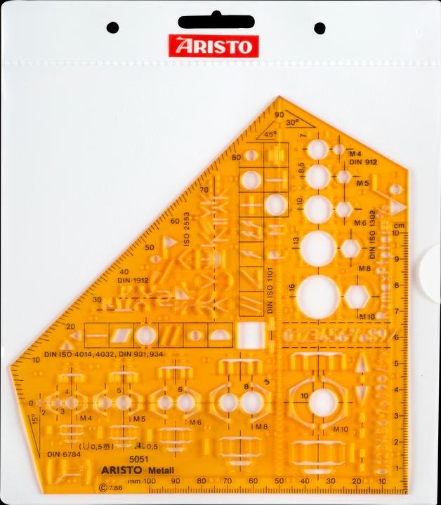Produktbild Aristo Schablone (15.50 cm)