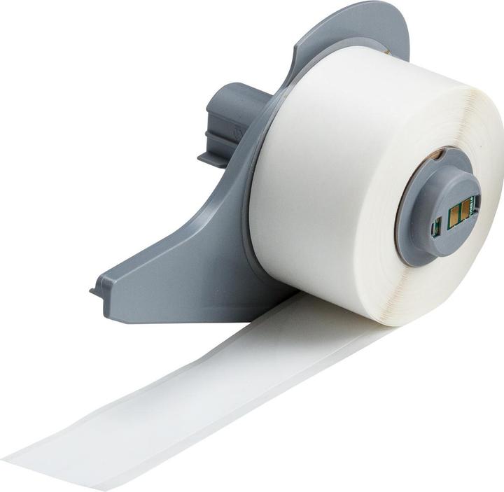 Actual product image Brady M7C-1000-529, polypropylene tape, white, glossy, 25.40 mm x 15.24 m, permanent (1 roll)