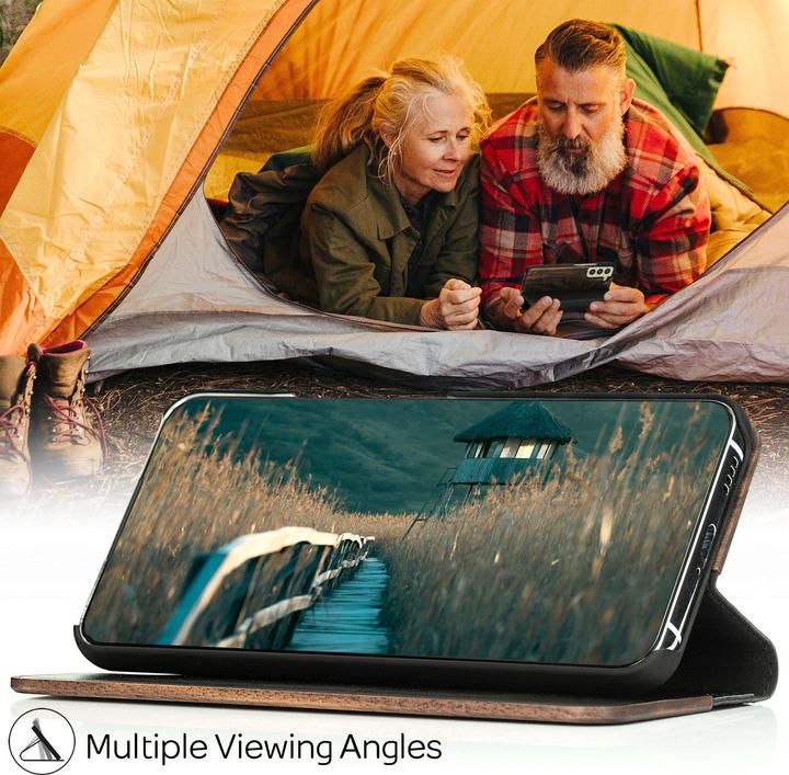 Produktbild Nalia Echt Holz Flipcase (Samsung Galaxy S22+)