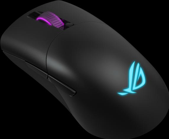 Actual product image ASUS Gaming mouse ROG KERIS RGB - black (Wireless, Cable)