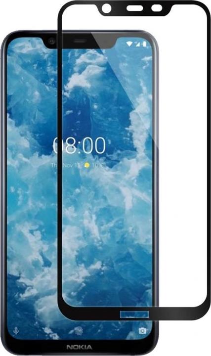 Produktbild Screenguard Nokia 8.1 Full Screen Panzerglas Schutzfolie 2.5D 9H (1 Stück, Nokia 8.1)