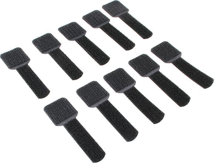 Image du produit Label-the-cable LTC Wall Velcro Cable Ties, pack of 10 (Serre-câbles velcro, 90 mm, 10 pcs)