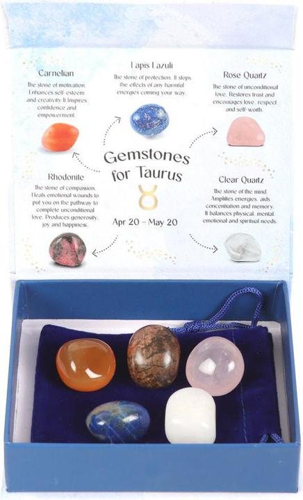 Produktbild Something Different Taurus TrommelsteinSet (5erPack)