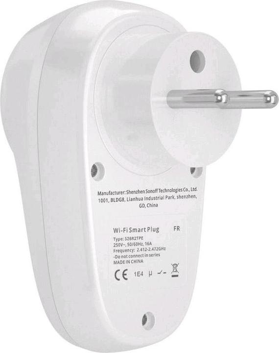 Image du produit Sonoff Prise intelligente Wi-Fi S26R2TPE-FR