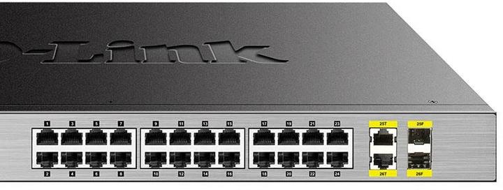 Produktbild D-Link 26-PORT LAYER2 POE+ GB SWITCH (24 Ports)