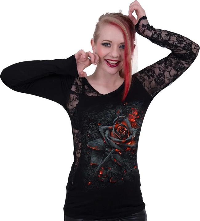 Immagine prodotto Spiral Top Rosa Bruciata Manica Lunga Donna (L)