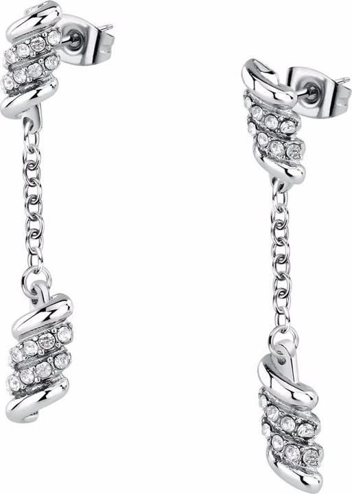 Produktbild Morellato Elegant earrings with clear crystals Colori SAWZ09 (Edelstahl)