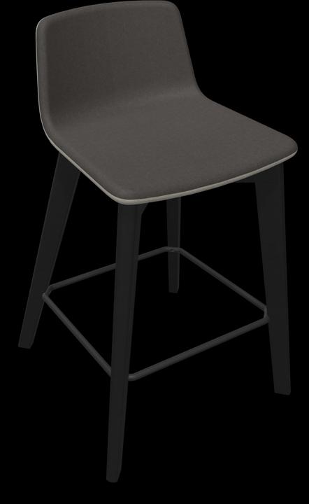 Dark grey, cappuccino, Black, Ash stained black