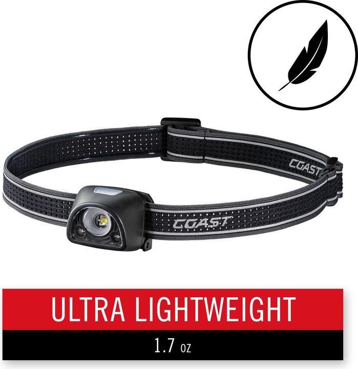 Immagine prodotto Coast Genopladelig Pandelampe FL1R Rødt/hvidt lys 200lumen (435 lm)