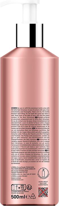Kérastase Bain Riche nachfüllbare Aluminiumflasche (500 ml, Flüssiges Shampoo)