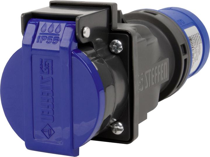 Actual product image Steffen Adapter plug CEE16/3 - T23 (CEE 16/3, Type 23)