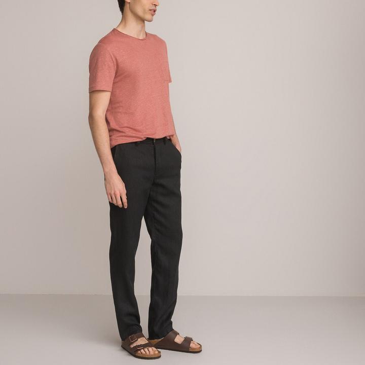 Actual product image La Redoute Collections Linen trousers (46)