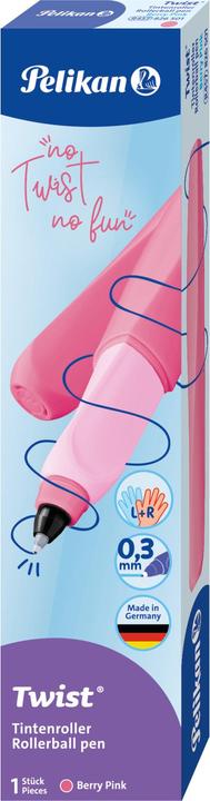 Produktbild Pelikan Tintenroller Twist® Tintenroller für Rechts- und Linkshänder, Berry Pink (Berry Pink, 1 x)