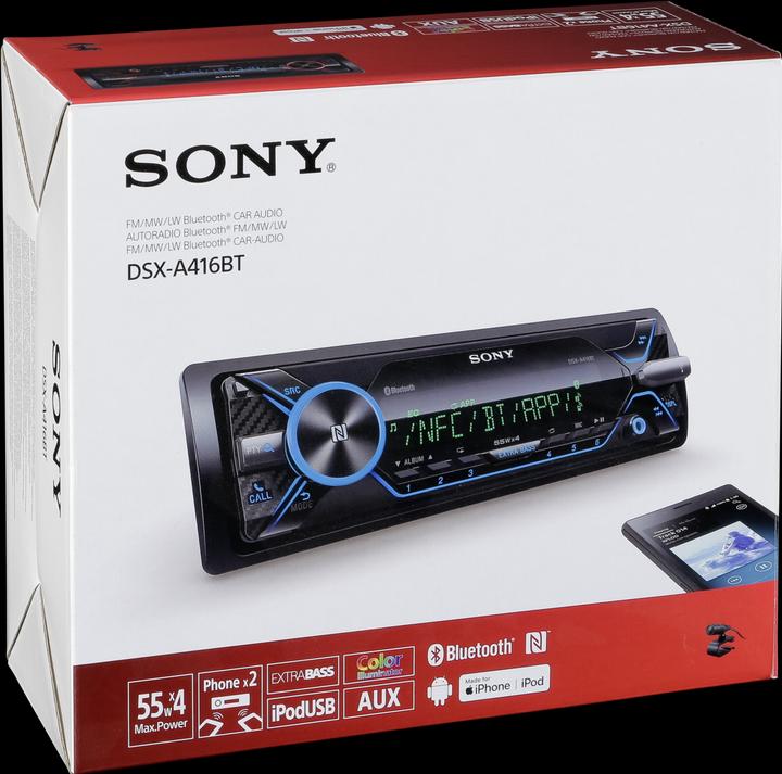 Image du produit Sony DSX-A416BT (Apple Carplay)