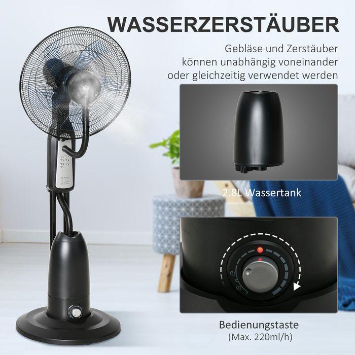 Produktbild Jamb Standventilator mit Zerstäuber