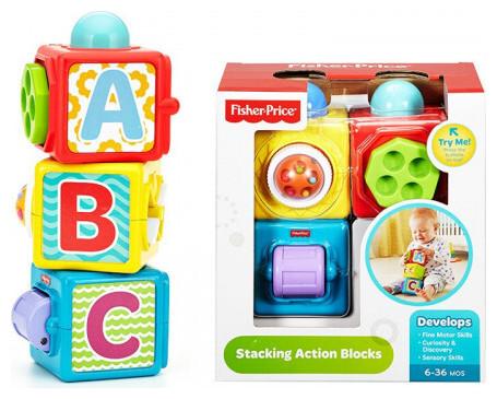 Actual product image Fisher-Price Stacking Action Blocks