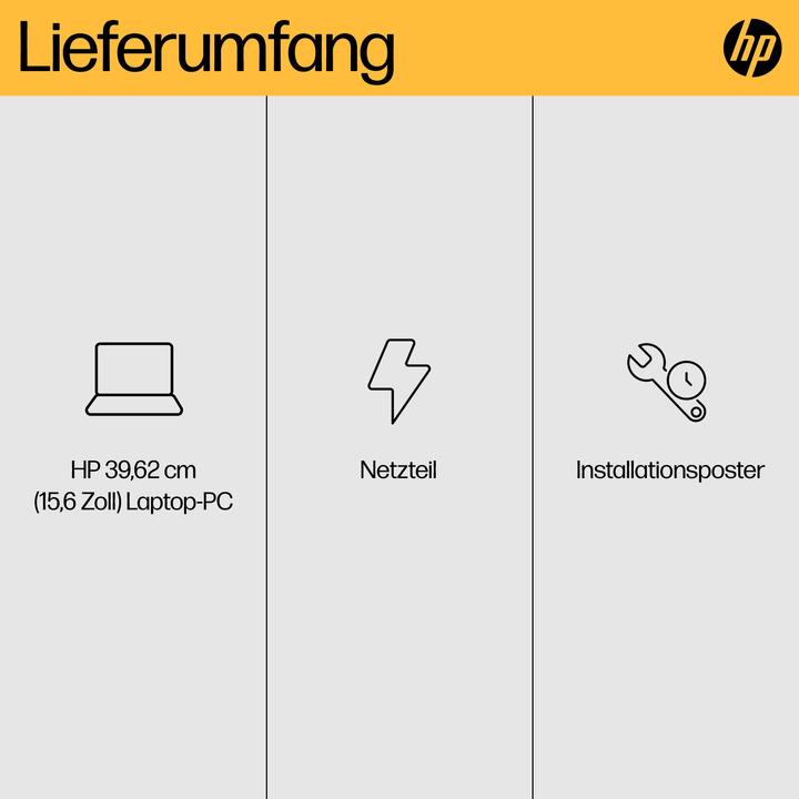 Actual product image HP 15-fc0057ng (15.60", AMD Ryzen 5 7520U, 16 GB, 512 GB, DE)