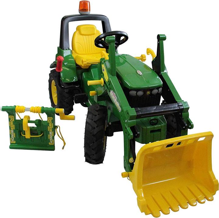 Immagine prodotto Rolly Toys Trattore a pedali, trattore JohnDeere 7930, caricatore frontale, verricello, 3-8 anni