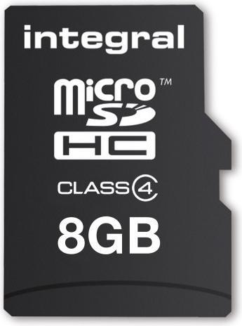 8gb Microsdhc Memory Card Class 4 (8 GB, microSD, U1, UHS-I)