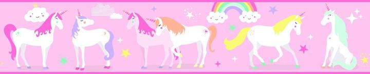 Actual product image Roommates Magical Unicorn Peel & Stick Wallpaper Border