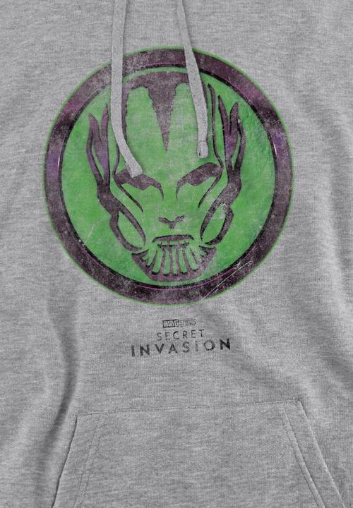 Actual product image Mens Secret Invasion Badge Hoodie (S)