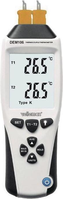 Actual product image Velleman DEM106 Digital Thermometer