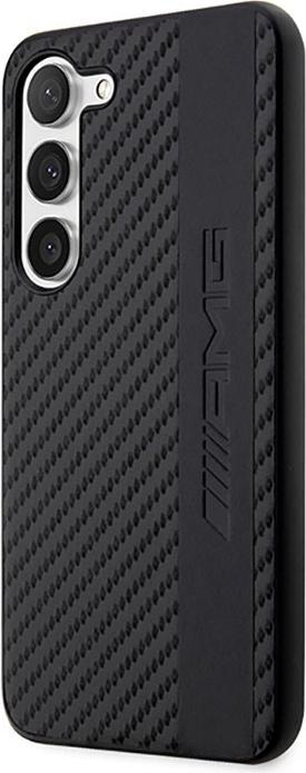 Produktbild Mercedes AMG AMHCS23MBLSCA S23+ S916 czarny/black hardcase Carbon Stripe&Embossed (Samsung Galaxy S23+)