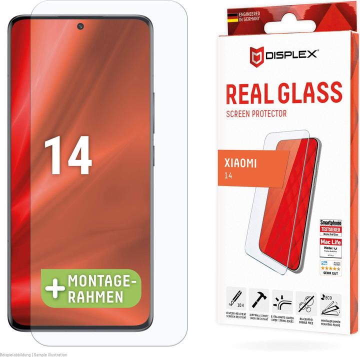 Actual product image Displex Real Glass, 2D Panzerglas + Handyhülle (1 Piece, Samsung Galaxy A55)