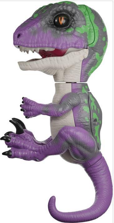 Actual product image WowWee Fingerlings Dino Baby Velociraptor assorted colours
