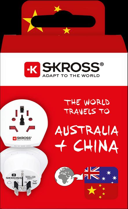 Actual product image Skross World to Australia + China
