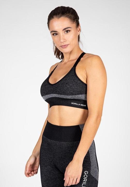 Image du produit Gorilla Wear Selah Seamless Sports Bra - noir (M/L)