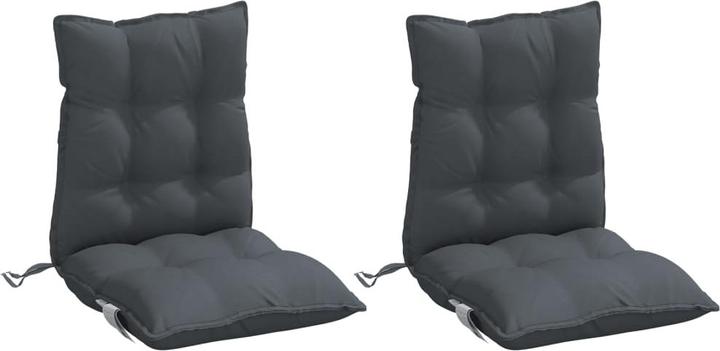 Immagine prodotto VidaXL Cuscini dello schienale basso 2 pezzi. Tessuto Oxford (100 x 50 x 7 cm)