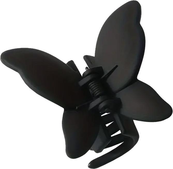 ASMI Haarkralle, Haarklammer Schmetterling Schwarz