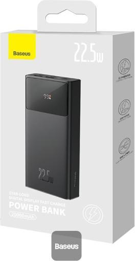 Image du produit Baseus Banque d'alimentation Star-Lord 30000mAh, USB, USB-C, 22.5W (black) (20000 mAh, 22.50 W, 22.50 Wh)