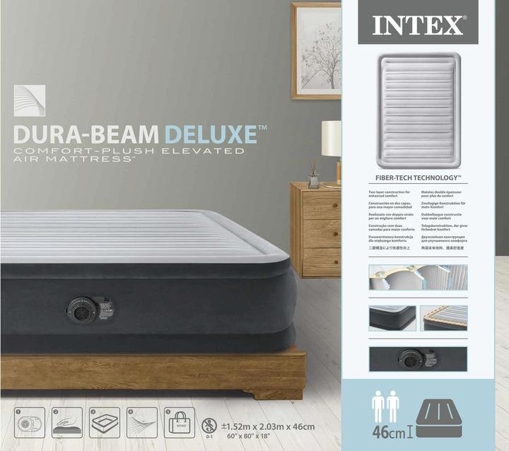 Produktbild Intex Dura-Beam Deluxe Queen Comfort-Plush (150 x 200 cm)