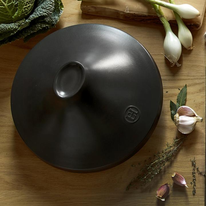 Produktbild Emile Henry Tajinetopf Delight 32 cm, Schwarz (33.50 cm, Bräter + Schmortopf, Kochtopf, Keramik)