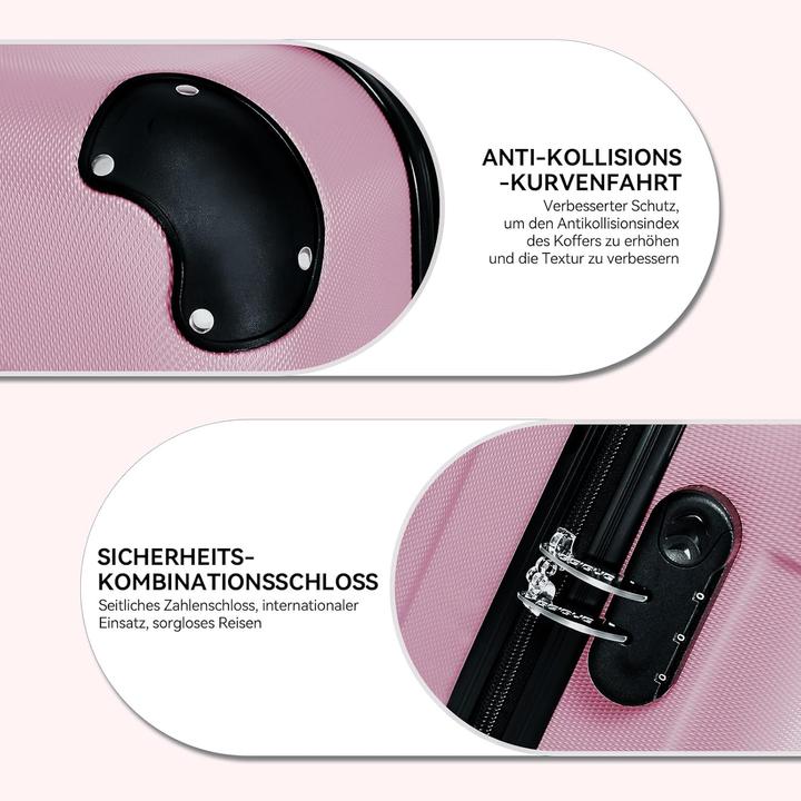 Actual product image Beibye Hartschalenkoffer-Set (110 l, Hand luggage (up to 50 litres), M (50 - 90l), L (90 - 115l))