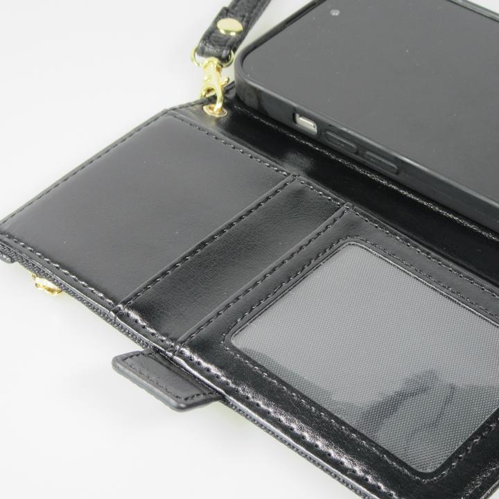 Produktbild PhoneLook Hülle Flip Wallet aus veganem Leder mit Brieftasche und Magnetverschluss (Apple iPhone 15 Pro)