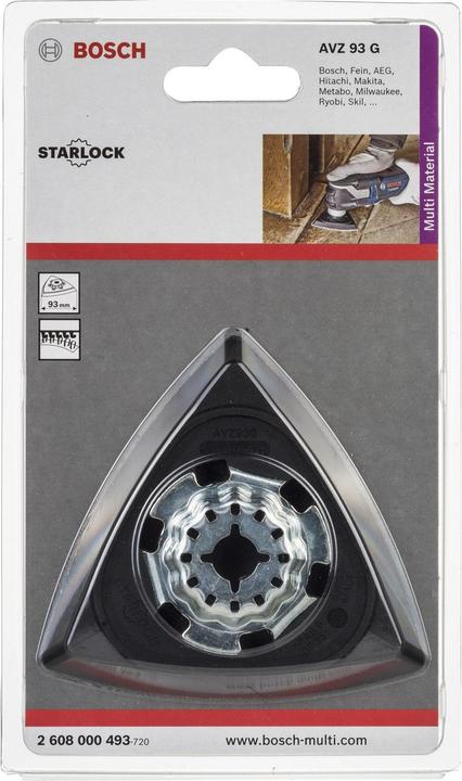 Actual product image Bosch Professional Zubehör Grinding plate Quick Change 93mm AVZ 93 G