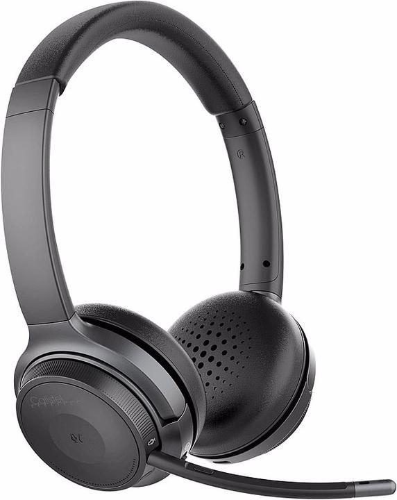 Produktbild Callstel Profi-Stereo-Headset mit Bluetooth 5, 18-Std.-Akku & 2in1-Ladestation (Kabellos, USB-C)