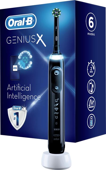 Actual product image Oral-B Genius X Electric Toothbrush Black (Oscillating toothbrush)