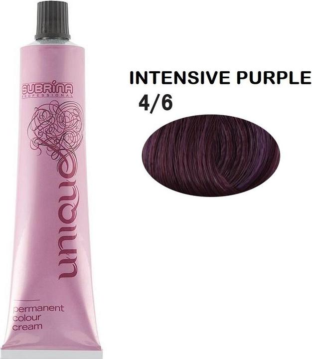 Image du produit Subrina Professional Unique Permanent Hair Dye 46 Medium Chestnut Intensive Violet - 100 Ml