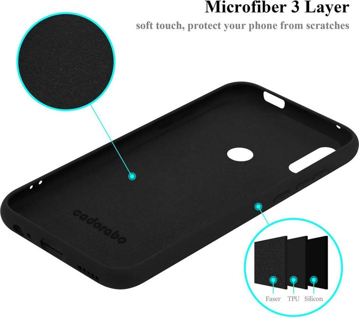Actual product image Cadorabo TPU Liquid Silicone Case Cover (Huawei P Smart (2019))