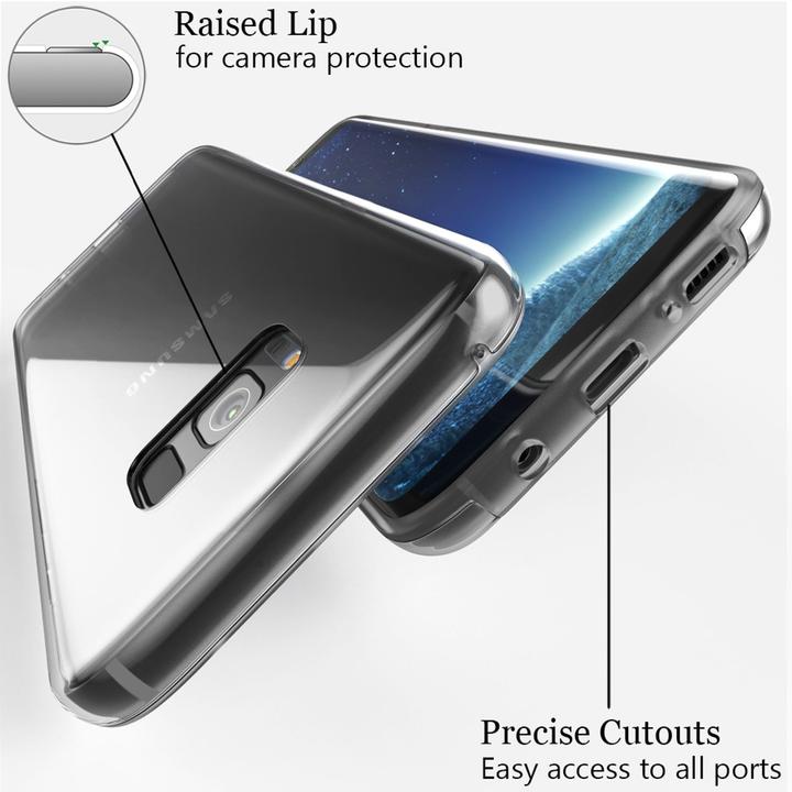 Immagine prodotto Nalia Custodia per cellulare a 360 gradi (Samsung Galaxy S8)