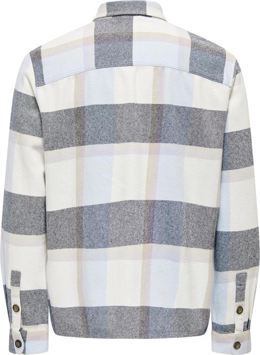 Actual product image Only & Sons Onsquin Ovr Check Ctn Ls Shirt Bp (L)