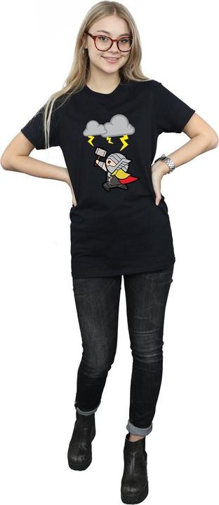 Immagine prodotto Kawaii Thor God Of Thunder Maglietta Ampia Donna (XL)
