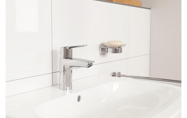 Actual product image Grohe Start QuickFix washbasin tap, cold centre position, push-open drain, S-size, chrome