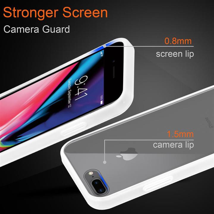 Productafbeelding Cadorabo Hybride matte hoes (Apple iPhone 7 Plus, Apple iPhone 8 Plus, Apple iPhone 6 Plus)