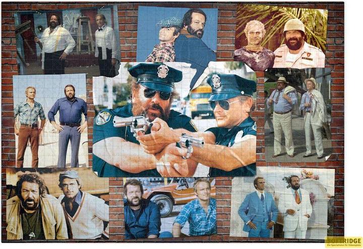 Actual product image Oakie Doakie Bud Spencer & Terence Hill: Poster Wall (1000 pieces)